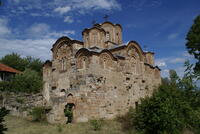 The Church of Saint George in Staro Nagoričane from the South-West in 2007