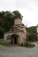 The Church of the Birth of the Holy Mother of God from the North in the Monastery of Saint Joakim Osogovski (© Tabula Imperii Byzantini and Mihailo St. Popović, 2007)