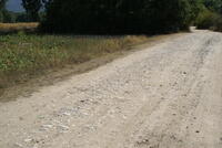 Remnants of the Old Road between the Village of Kostinci and the Monastery of Zrze (© Tabula Imperii Byzantini and Mihailo St. Popović, 2008)