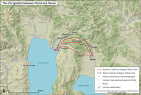 The Via Egnatia between Ohrid and Resen in 2017