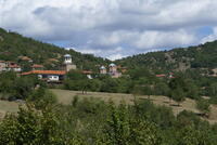 The Village of Lěsnovo behind the Monastery of Saint Archangel Michael in 2007