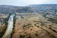 Bird's Eye View of the Excavation Site of Doclea, the Eastern Part in the Foreground, the Western Part in the Background