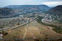 Bird's Eye View of the Excavation Site of Doclea, the Western Part in the Foreground