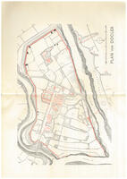 Map of the Excavation Site of Doclea (Piero Sticotti, 1913)