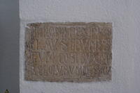 The Latin Inscription naming the Artisan Regolus in the Southern Wall of the Church of St. Peter in the Village of Bogdašići