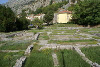 The Ruins of the Benedictine Church of St. Peter in Šuranj near the Old Town of Kotor