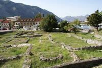 The Ruins of the Benedictine Church of St. Peter in Šuranj near the Old Town of Kotor