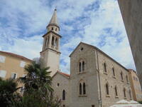 The Church of St. John the Baptist in the Old Town of Budva