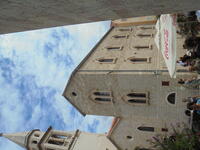 The Episcopal Palace next to the Church of St. John the Baptist in the Old Town of Budva