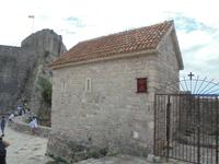 The Church of St. Sabbas in Budva from the North-West