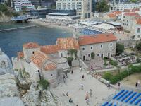 The Church of St. Sabbas in Budva viewed from the Town's Citadel