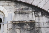 The Latin Inscription of the Serbian Grand Župan Stefan Nemanja on the Western Façade of the Church