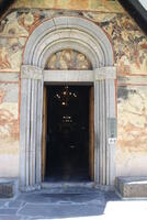 The Main (Western) Portal of the Katholikon in Romanesque Style