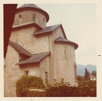 The Apse of the Katholikon of the Monastery of Morača in the 1970s