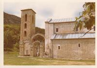 The Church of the Holy Trinity in Sopoćani Monastery in the 1970s