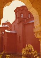 The Church of the Ascension of Jesus Christ in Žiča Monastery in the 1970s