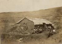 German Troops resting in Front of a House in Podmol in the Year 1917