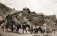 The Serbian Army entering the Village of Polčište in September 1918