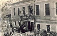 The Pilots' Mess of the JASTA 25 in Prilep (German Photograph)