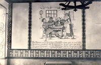 A Wall Painting in the Pilots' Mess of the JASTA 25 in Prilep (German Photograph)