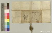 Heiligenkreuz, Urkunde, 1262, Rückseite