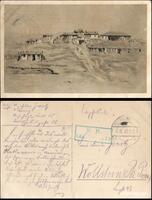 A German Postcard showing the Village of Kanatlarci in 1917