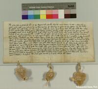 Heiligenkreuz, Urkunde, 1286, Vorderseite