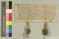 Heiligenkreuz, Urkunde, ca. 1288, Vorderseite