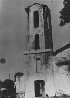 Der Kirchturm der Kirche H. Nikolaos Neos