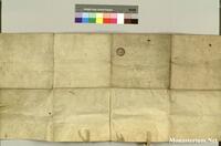 Melk, Urkunde, 1312, Rückseite