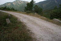 The German Road from WW I over the Pass of Prisad