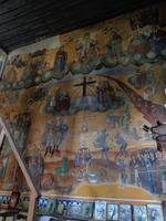 The Fresco of the Last Judgement in the Church of Sveti Nikola, also to be seen on the German Photograph from the First World War