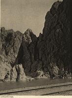  German Photograph from the First World War of the Gorge of Prosek (Demir Kapija) in the Valley of the River Vardar