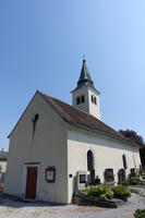 Die Kirche zum Heiligen Georg in Schranawand von Südwesten
