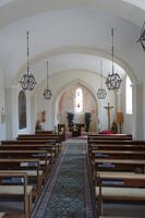 Das Innere der Kirche zum Heiligen Georg in Schranawand