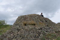 Camouflaged German Fortified Positions from the First World War on the Elevation Kale