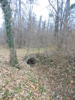 Die Wasserkanäle im Schloßpark des Schlosses Ebreichsdorf (in Richtung Badener Straße)